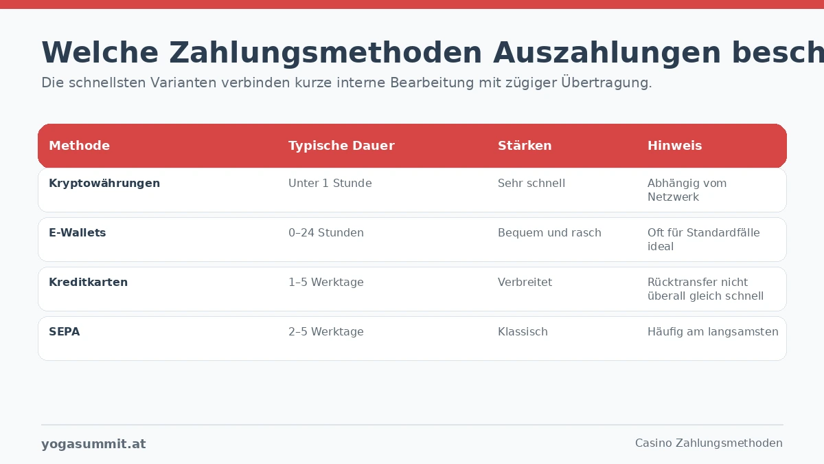 casino zahlungsmethoden auszahlung beschleunigen