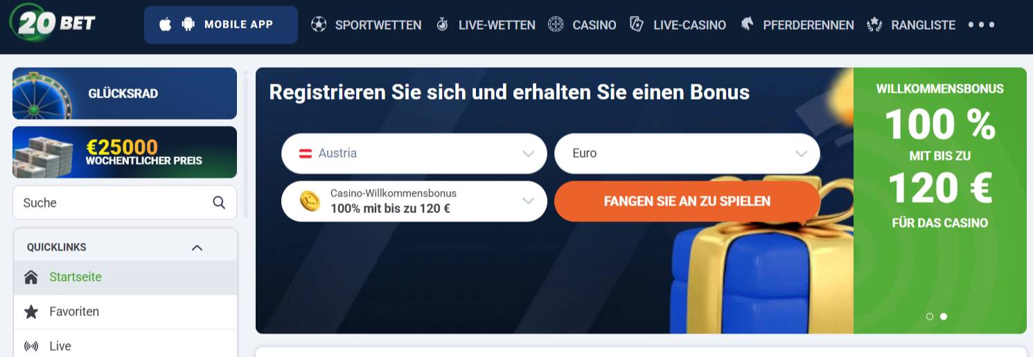 20bet Casino